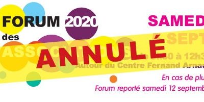 Foire aux associations saint clément de rivière 2020 annulée